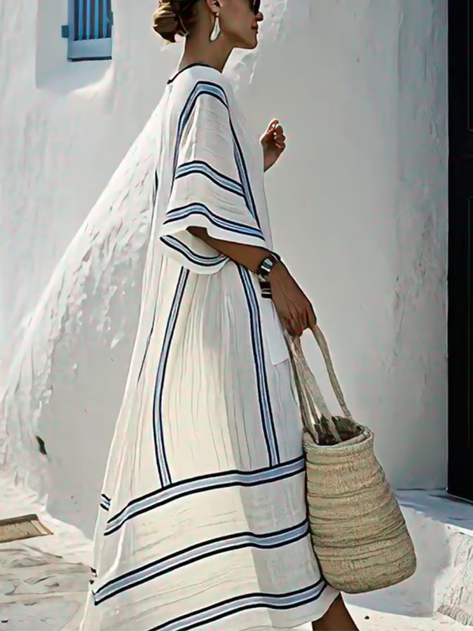 Vestido Lina | Comodidad y Estilo a Rayas