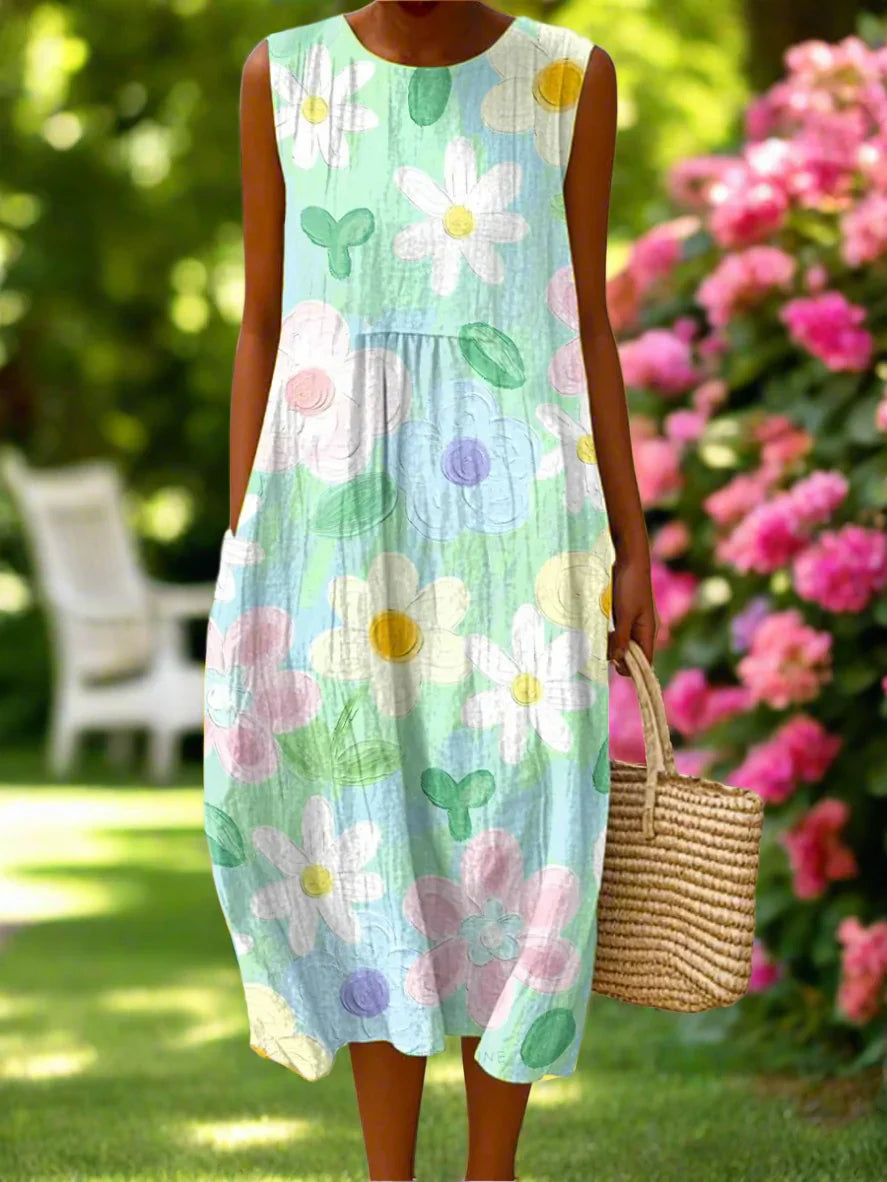 Berta | Vestido artístico de colores