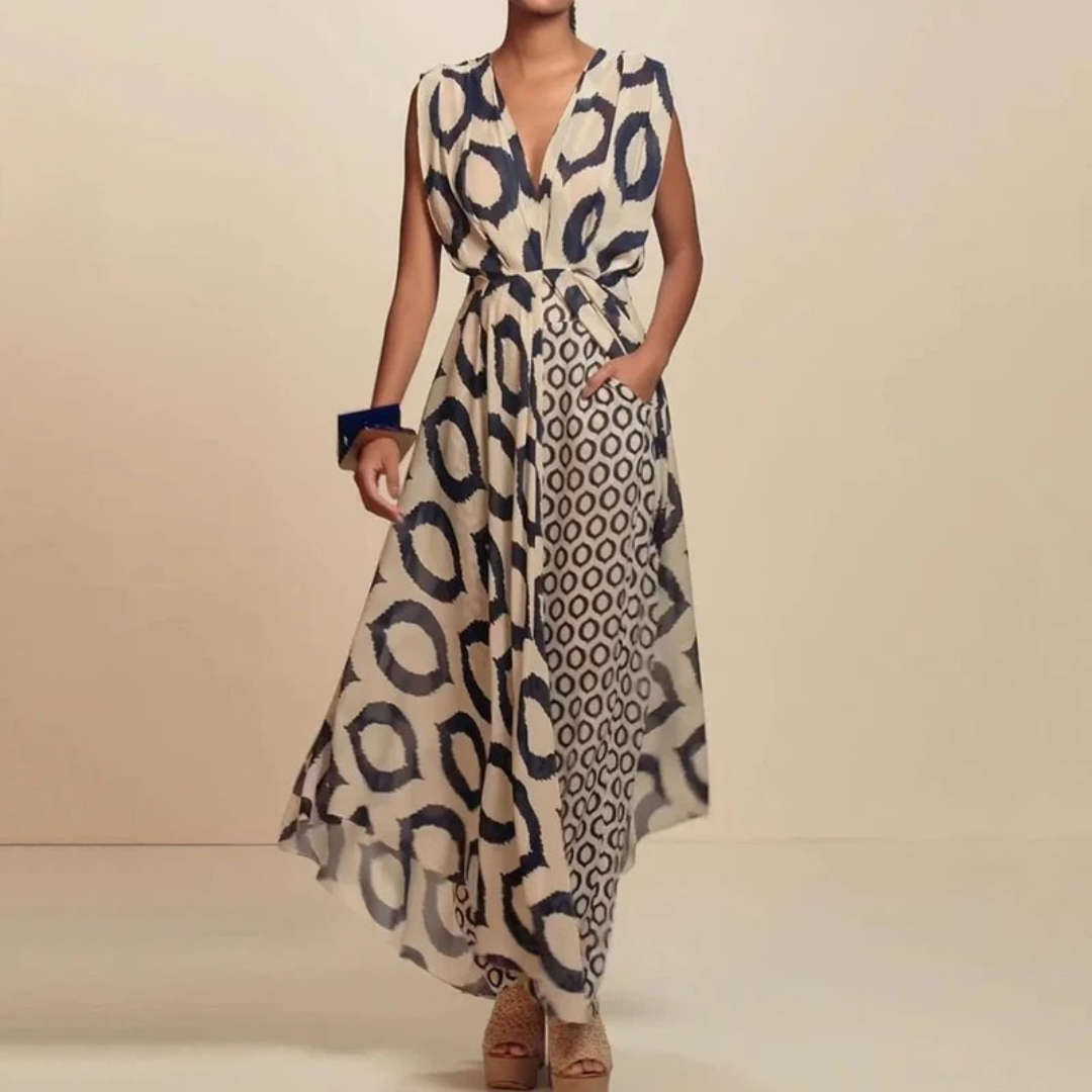 Conjunto Boho Chic con Kimono Largo y Pantalones – Estampado Étnico y Corte Fluido