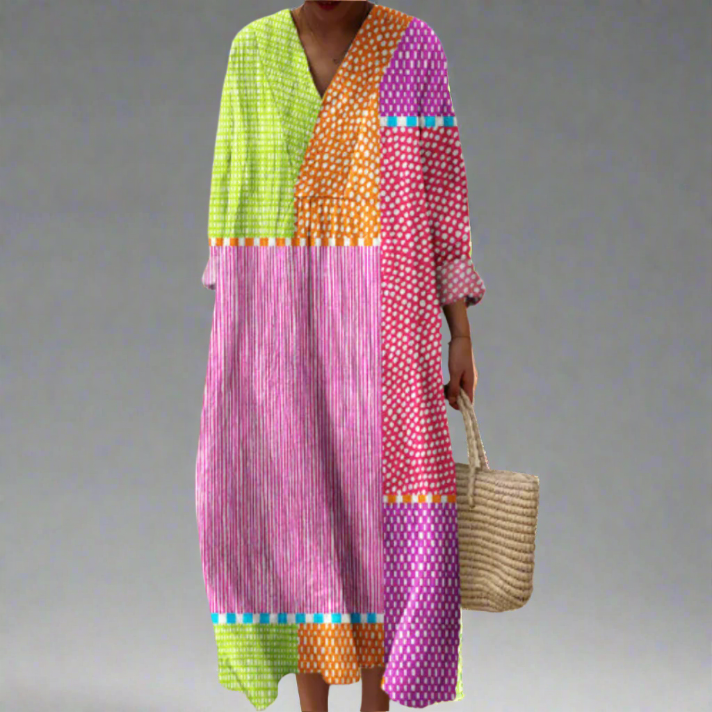 Nina | Elegante vestido geométrico