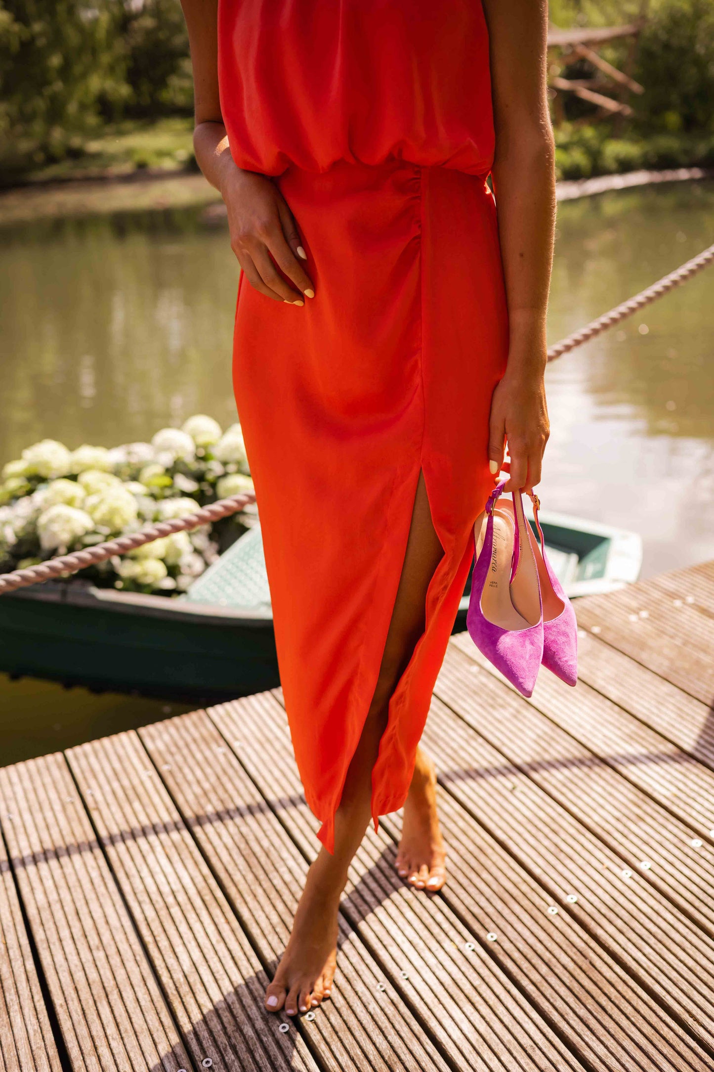 Leonie — Vestido Midi de Verano