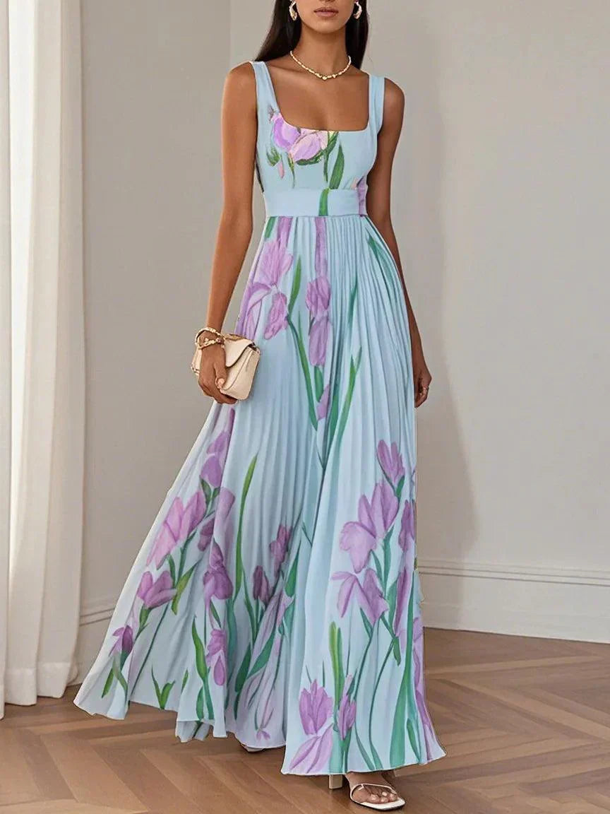 Felisa | Elegante vestido largo de flores