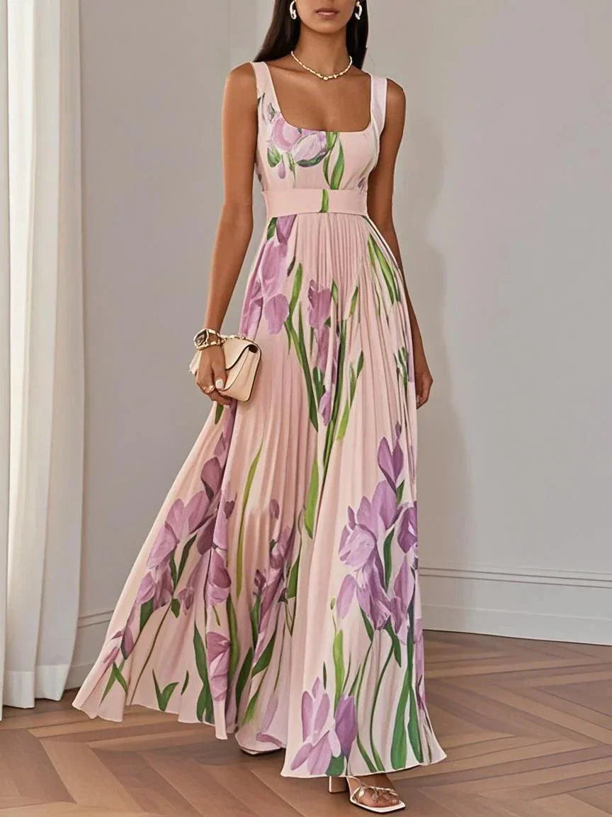 Felisa | Elegante vestido largo de flores