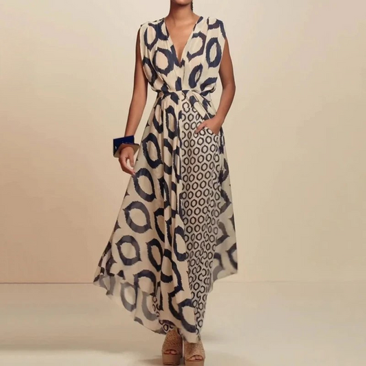 Conjunto Boho Chic con Kimono Largo y Pantalones – Estampado Étnico y Corte Fluido