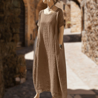 Vestido Anne Maxi con Corte Holgado