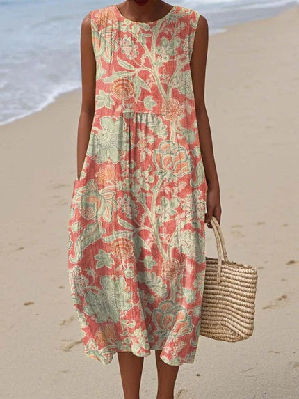 Elin | Vestido Vintage de Flores